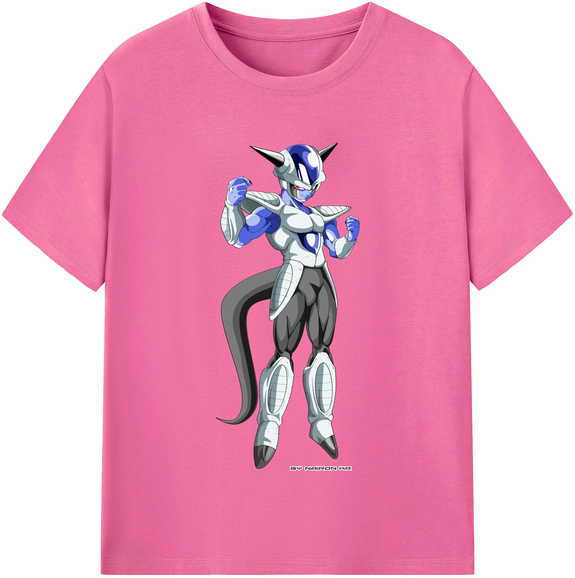 （画像用） ドラゴンボール フリーザ DRAGON BALL Frieza レディースカジュアルプリントTシャツ（綿100％）